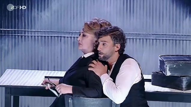 Cavalleria rusticana Salzburg 2015 Kaufmann Monastyrska Maestri