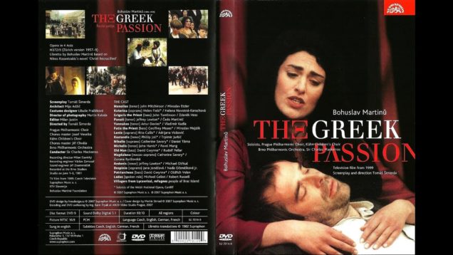 <span>FULL </span>The Greek Passion (Martinů) Movie 1999 Mackerras Mitchinson Field Tomlinson