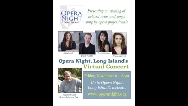<span>FULL </span>Opera Night Live: 6 Virtual Concerts Long Island NY 2020