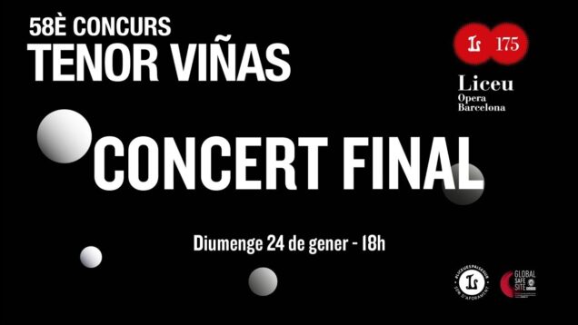 <span>FULL </span>58È Concurs Tenor Viñas: Concert Final Barcelona 2021