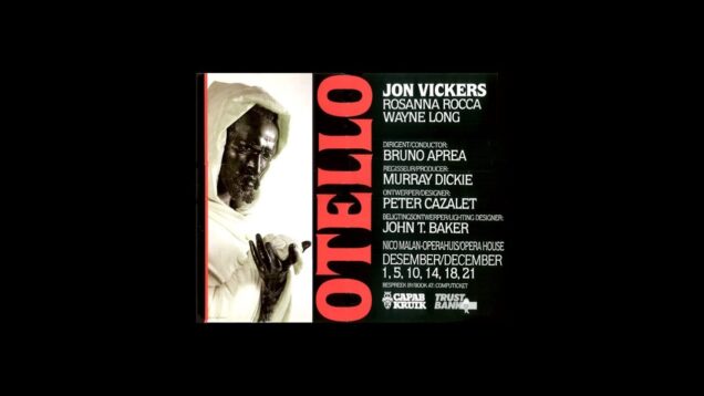 Otello Cape Town 1984 Vickers Rocca Long