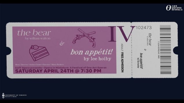 <span>FULL </span>The Bear (Walton) & Bon Appétit (Hoiby) Toronto 2021 Fajardo Higgs Noftall Fee