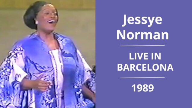 <span>FULL </span>Recital Jessye Norman Barcelona 1989